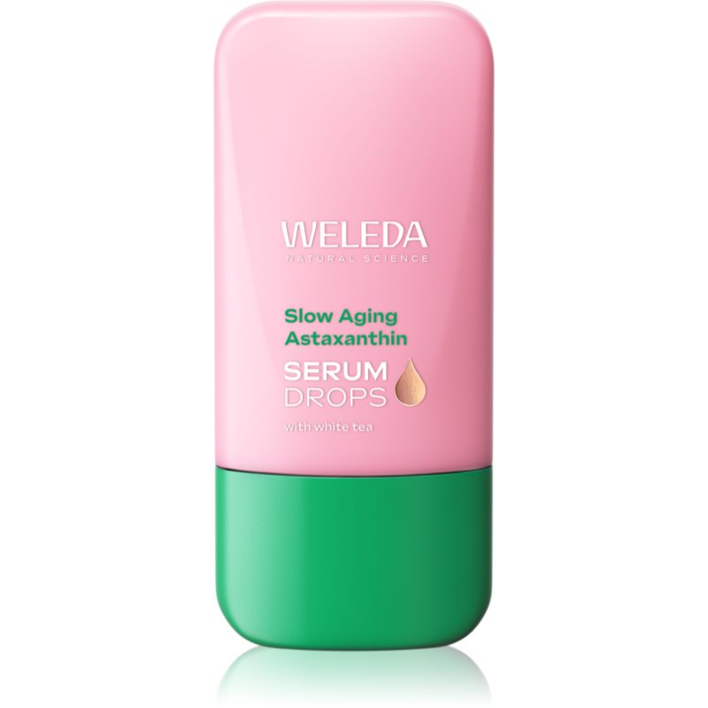 Weleda Serum Drops Slow Aging Astaxanthin verfeinerndes Serum zur Verjüngung der Haut 30 ml