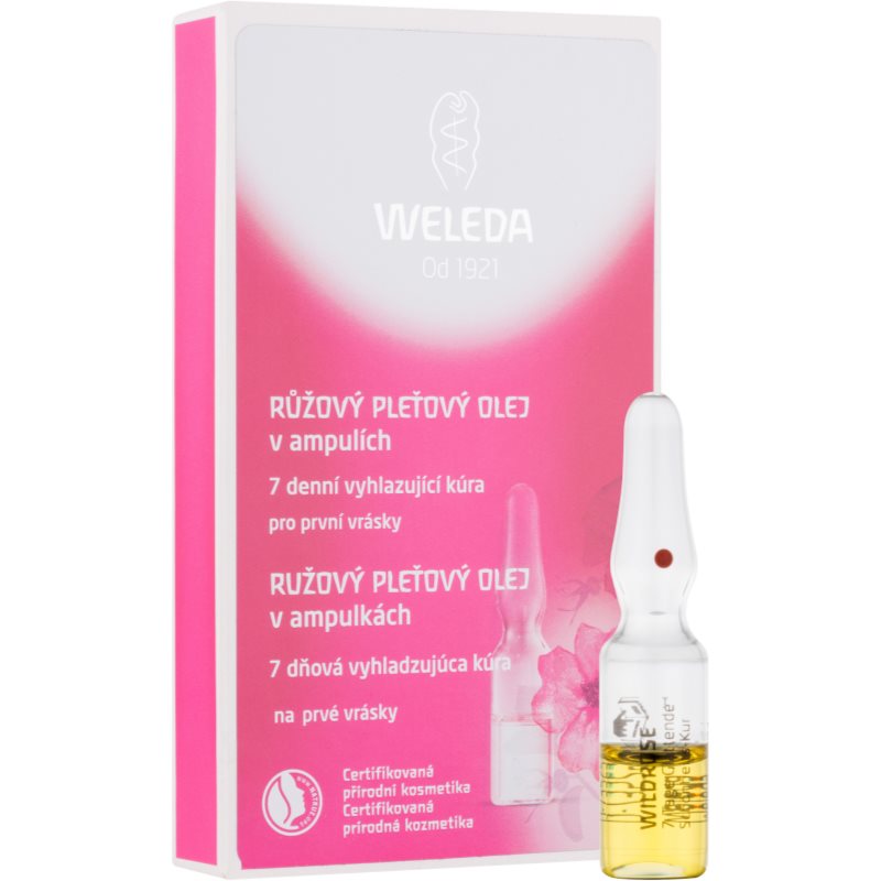 Weleda Rose skin oil ampoules - 7-day smoothing treatment 7x0.8 ml
