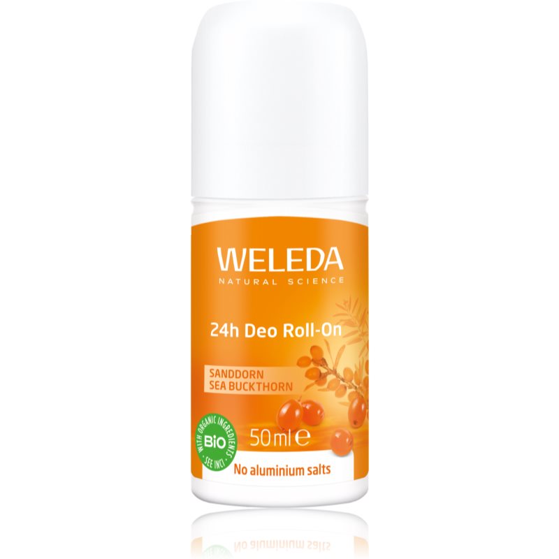 Weleda Weleda Sea Buckthorn déodorant roll-on sans sels d'aluminium protection 24h 50 ml