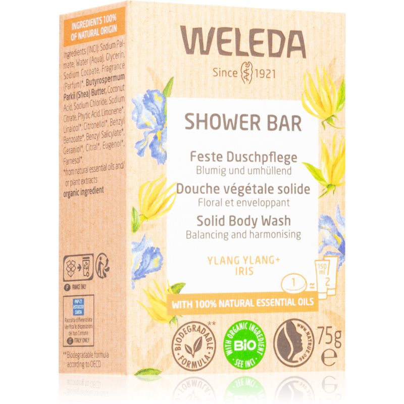 Weleda Shower Bar növényi szappan virág illattal 75 g