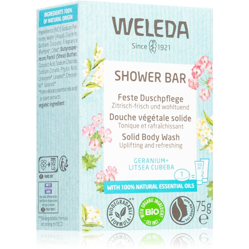 Weleda Shower Bar Szilárd szappan 75 g