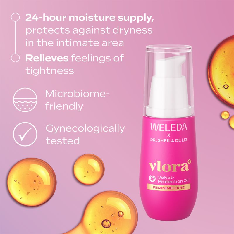Weleda Vlora+ ochranný olej na intimní partie 30 ml (obrázek 3)