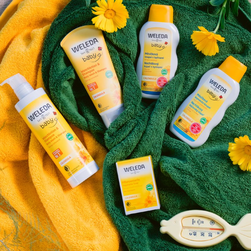 Thumbnail - Weleda Baby Shampoo und Waschgel 2in1 für Kinder Calendula officinalis 400 ml