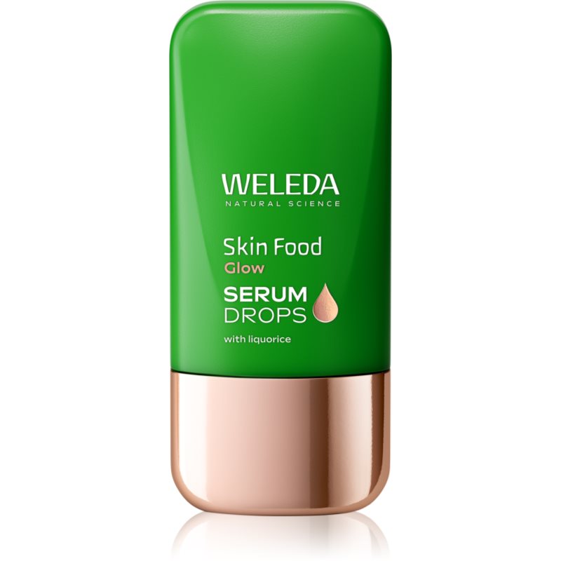 Weleda Serum Drops Skin Food Glow aufhellendes Serum zum vereinheitlichen der Hauttöne 30 ml