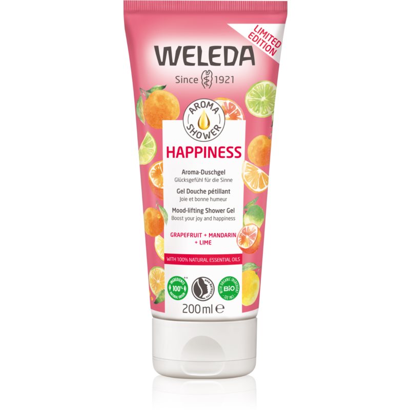 E-shop Weleda Aroma Shower Happiness energizující sprchový gel 200 ml