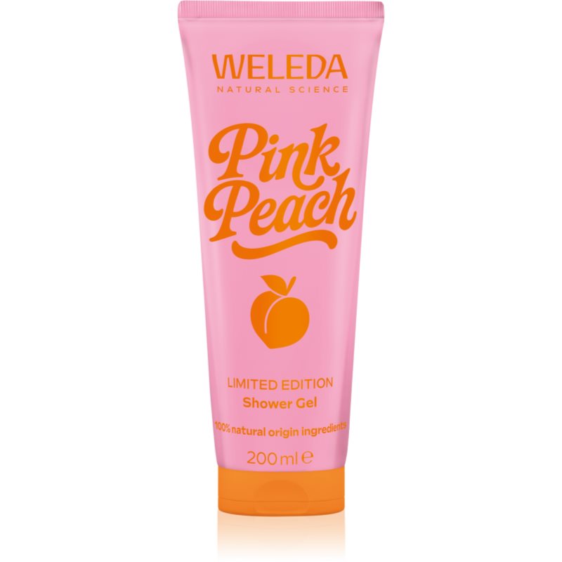 Weleda Pink Peach orzeźwiający żel pod prysznic 200 ml