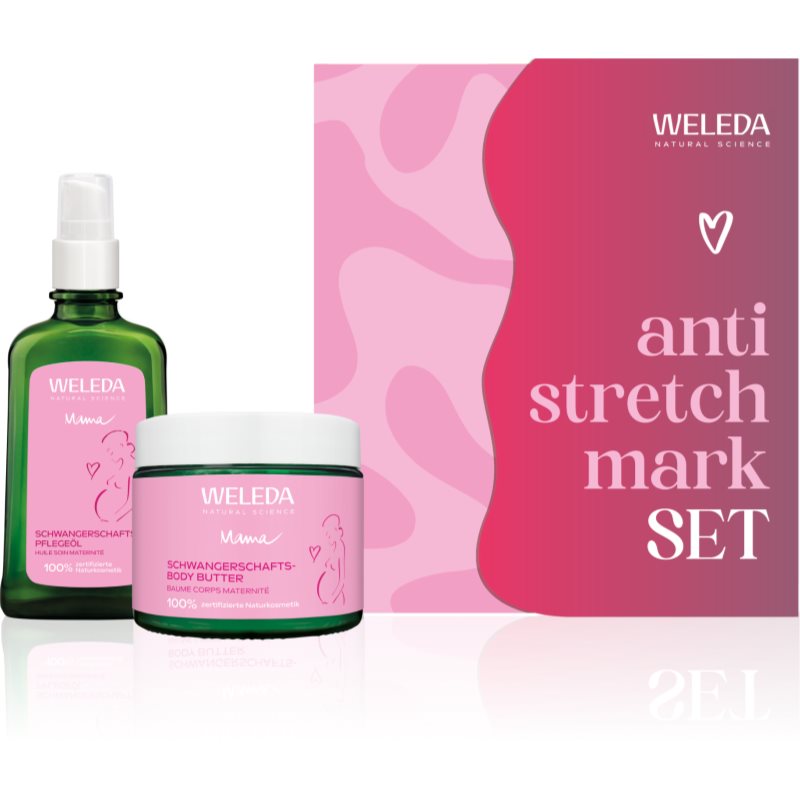 Weleda Weleda Mama Nature's Strength Against Stretch Marks set para prevenir y reducir las estrías