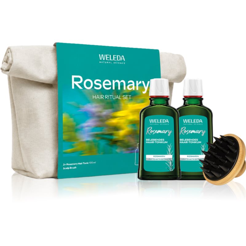 Weleda Rosemary Hair Ritual darčeková sada pre zdravú pokožku hlavy