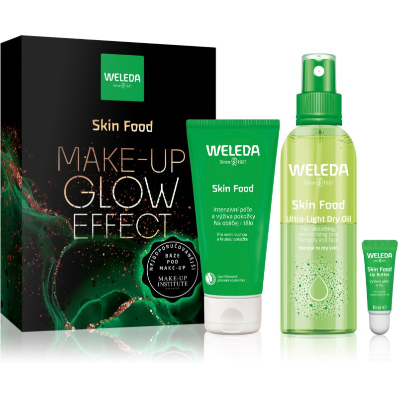 Weleda Skin Food Make-Up Glow Effect Presentförpackning (för lyster och återfuktning) female