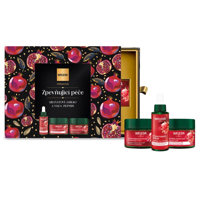 Weleda Pomegranate and Maca peptides gift set with firming effect for women Premium II.