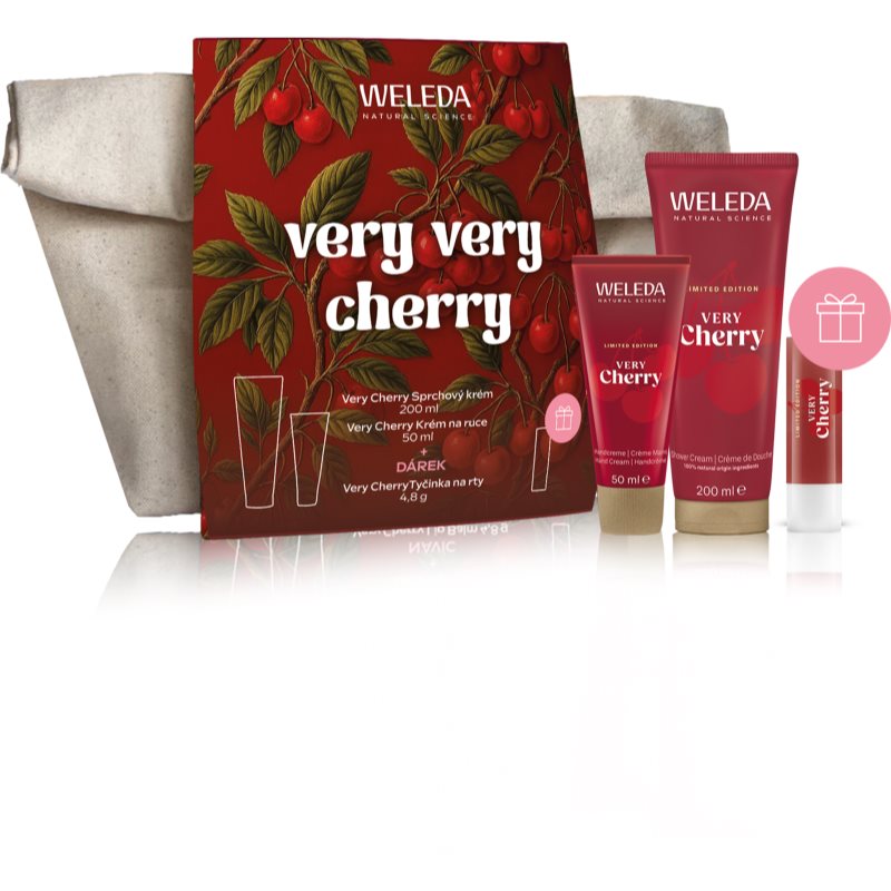 Weleda Very Very Cherry dárková sada na tělo a obličej