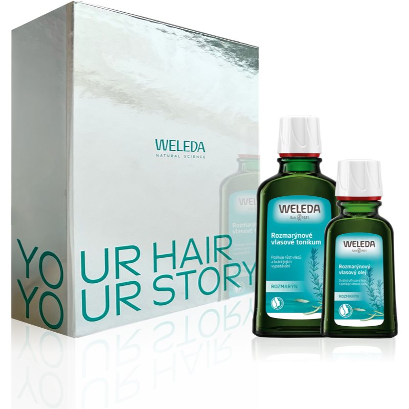 Weleda Rosemary Geschenkset für das Wachstum der Haare und die Stärkung von den Wurzeln heraus