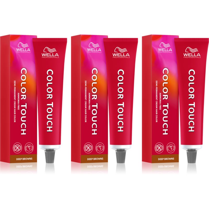 Wella Professionals Color Touch Deep Browns farba na vlasy výhodné balenie odtieň 5/73