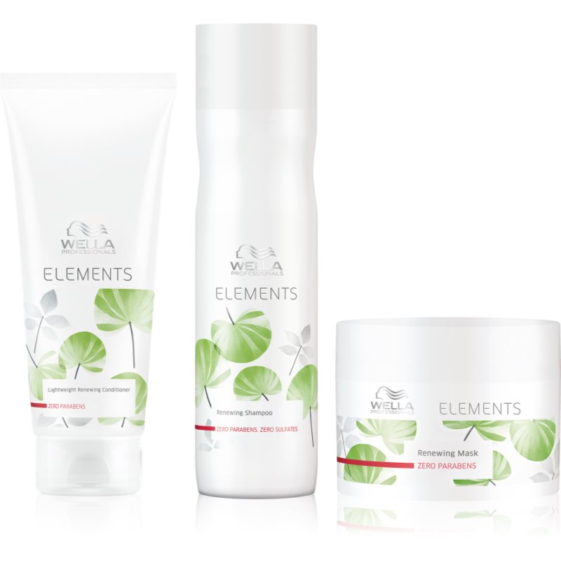 

Wella Professionals Elements набір (для сухого або пошкодженого волосся) III