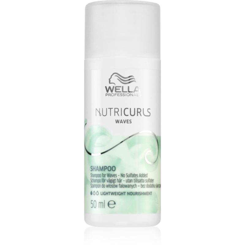 Wella Professionals Nutricurls Waves champú hidratante para cabello ondulado 50 ml