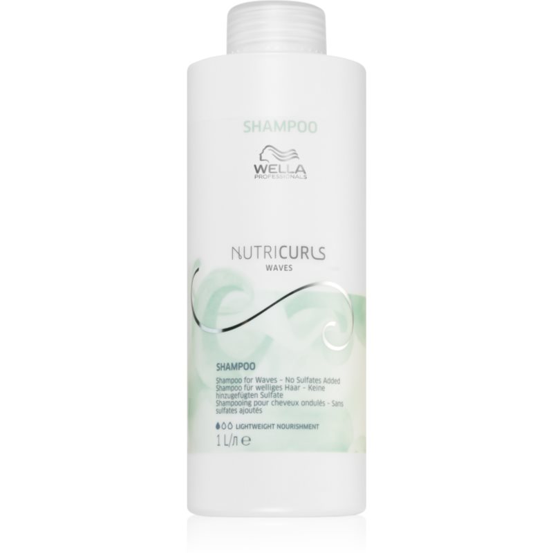 Wella Professionals Nutricurls Waves moisturising shampoo for wavy hair 1000 ml
