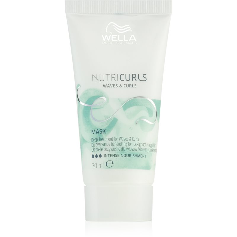 Wella Professionals Nutricurls Waves & Curls розгладжуюча маска для хвилястого та кучерявого волосся 30 мл