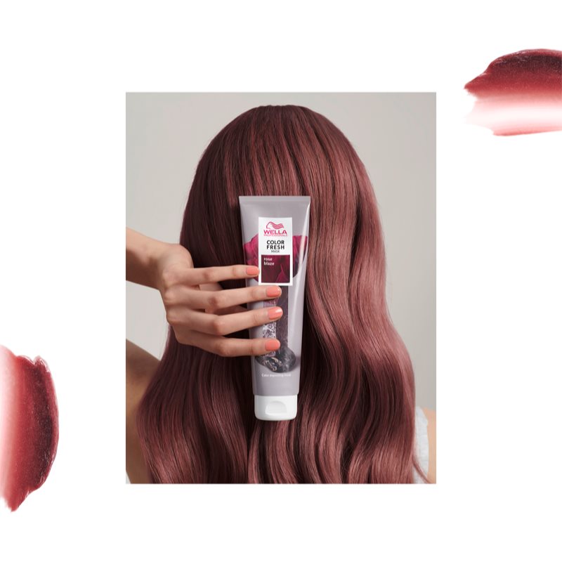 Wella Professionals Color Fresh Bonding Colour Mask For All Hair Types Rose Blaze 150 Ml