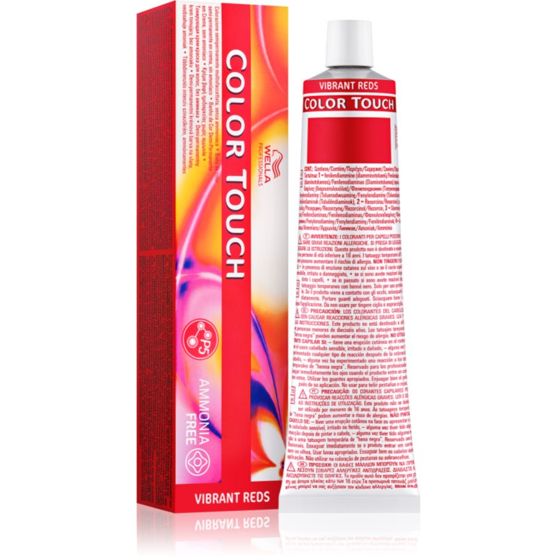 Wella Professionals Color Touch Vibrant Reds Hair Colour Shade 66/44 60 Ml