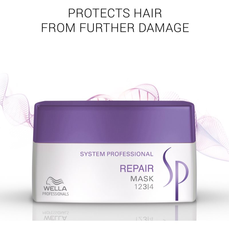 Wella Professionals SP Repair maska pro poškozené, chemicky ošetřené vlasy 200 ml (obrázek 4)