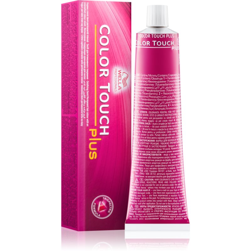 Wella Professionals Color Touch Plus фарба для волосся відтінок 77/03  60 мл