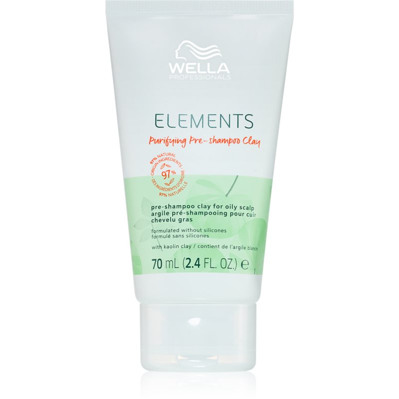 Wella Professionals Elements мінеральна очищуюча маска з глиною для шкіри голови 70 мл