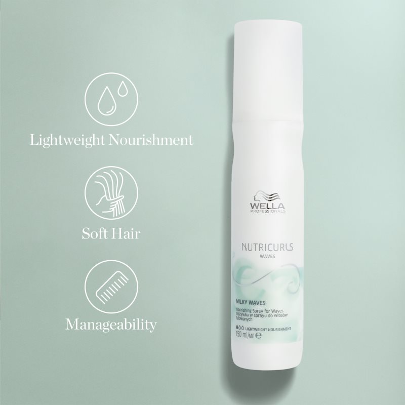 Wella Professionals Nutricurls Waves hydratační sprej na vlasy pro vlnité vlasy 150 ml (obrázek 5)