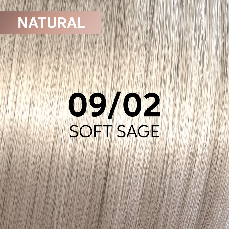 Wella Professionals Shinefinity Zero Lift Glaze Semi-permanent Hair Dye Shade 09/02 - Soft Sage 60 Ml