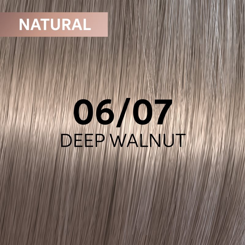 Wella Professionals Shinefinity Zero Lift Glaze Semi-permanent Hair Dye Shade 06/07 - Deep Walnut 60 Ml