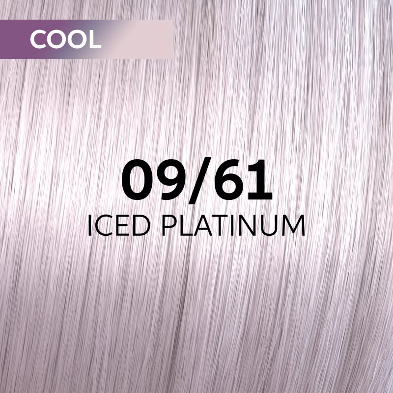 Wella Professionals Shinefinity Zero Lift Glaze Semi-permanent Hair Dye Shade 09/61 - Iced Platinum 60 Ml