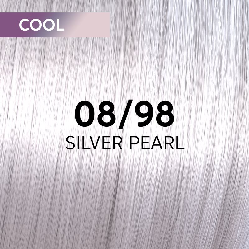 Wella Professionals Shinefinity Zero Lift Glaze Semi-permanent Hair Dye Shade 08/98 - Silver Pearl 60 Ml