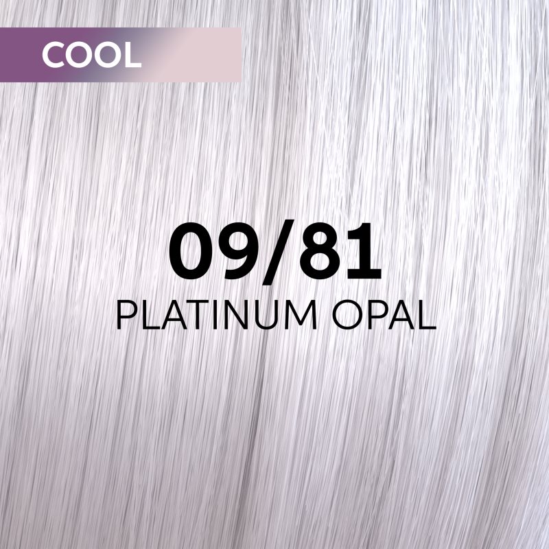 Wella Professionals Shinefinity Zero Lift Glaze Semi-permanent Hair Dye Shade 09/81 - Platinum Opal 60 Ml