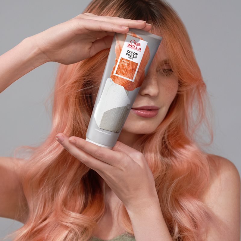 Wella Professionals Color Fresh бондінг-маска для фарбування волосся для всіх типів волосся відтінок Peach Blush 150 мл