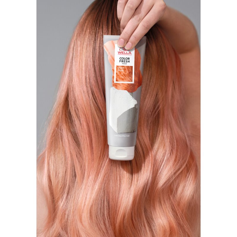Wella Professionals Color Fresh бондінг-маска для фарбування волосся для всіх типів волосся відтінок Peach Blush 150 мл