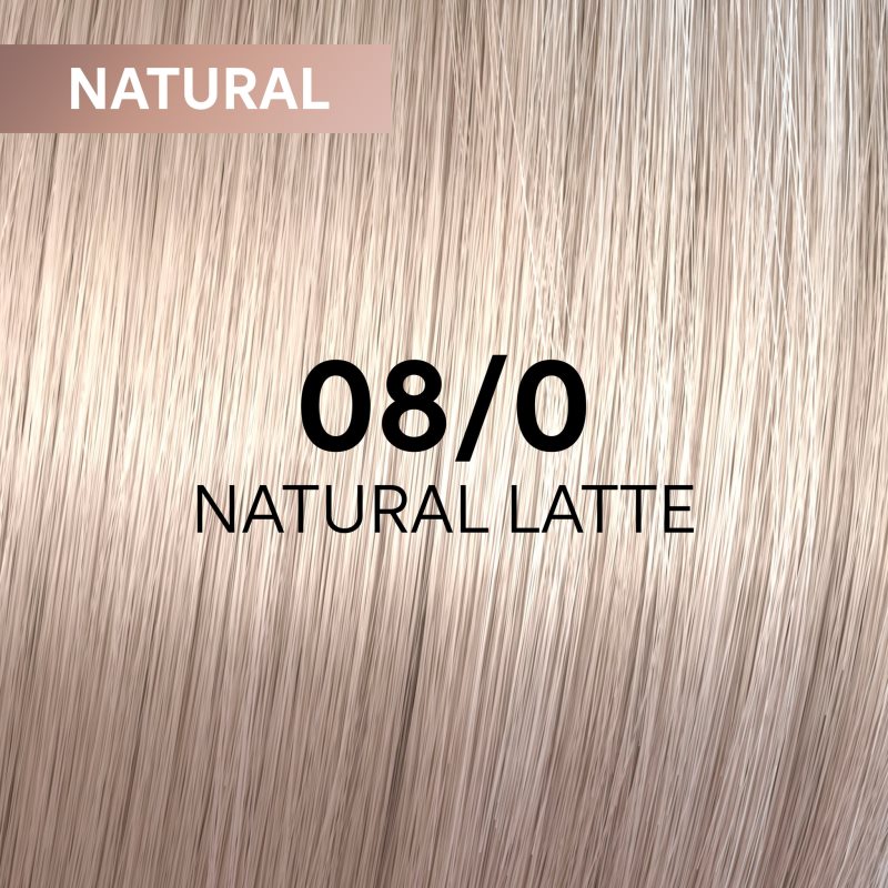 Wella Professionals Shinefinity Zero Lift Glaze Semi-permanent Hair Dye Shade 08/0 - Natural Latte 60 Ml