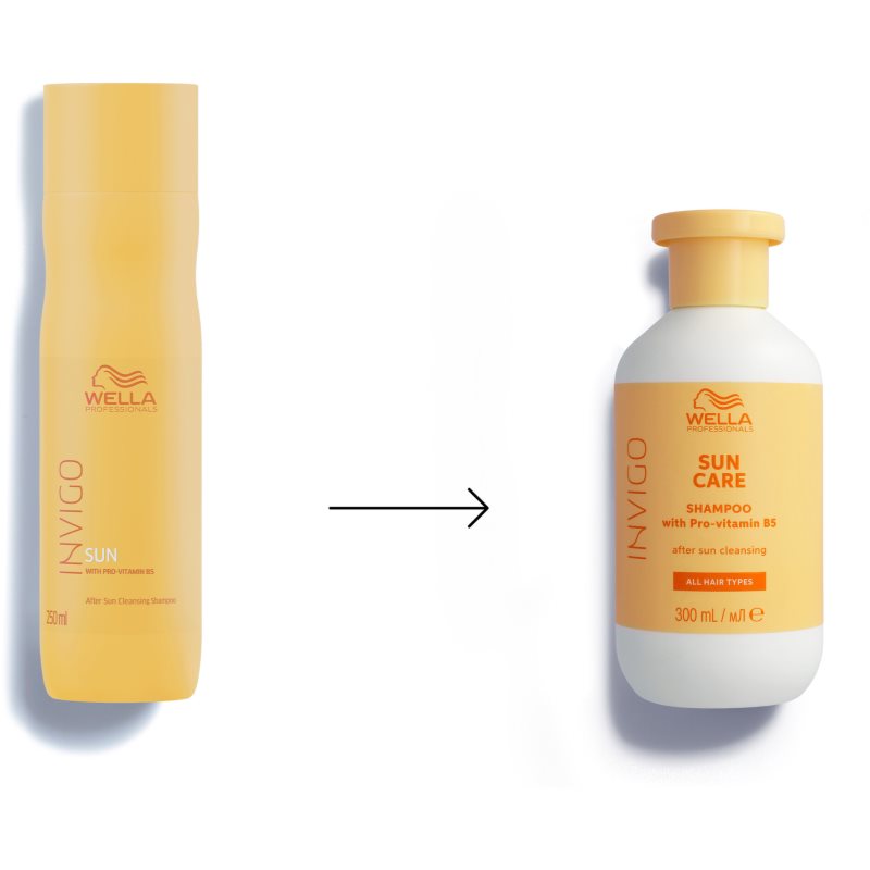 Wella Professionals Invigo Sun Shampoing Protecteur Pour Cheveux Exposés Au Soleil 300 Ml