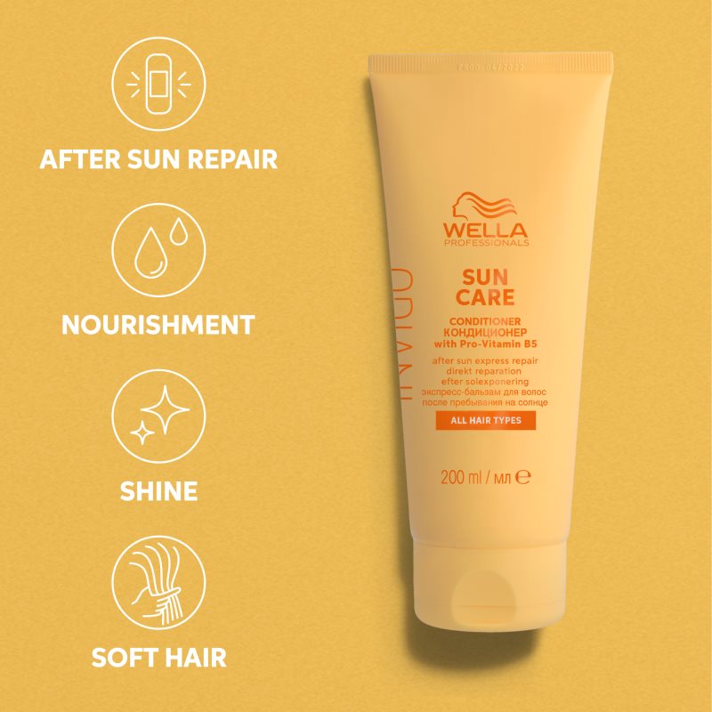 Wella Professionals Invigo Sun Après-shampoing Protecteur Pour Cheveux Exposés Au Soleil 200 Ml