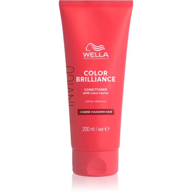 Wella Professionals Invigo Color Brilliance Conditioner für dichtes, festes gelocktes Haar für gefärbtes Haar 200 ml