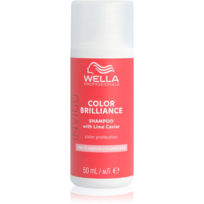 Wella Professionals Invigo Color Brilliance Shampoo For Normal To Fine Hair For Colour Protection 50 Ml