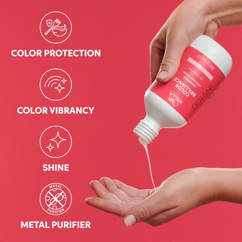 Wella Professionals Invigo Color Brilliance šampon pro normální až jemné vlasy pro ochranu barvy 50 ml (obrázek 3)