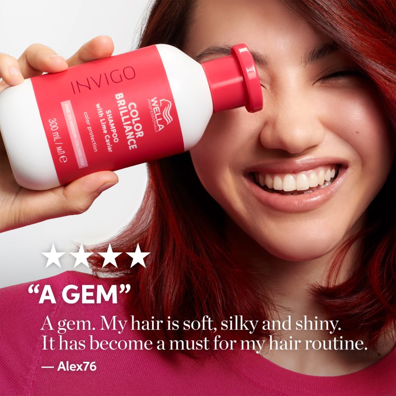 Wella Professionals Invigo Color Brilliance šampon pro normální až jemné vlasy pro ochranu barvy 50 ml (obrázek 5)