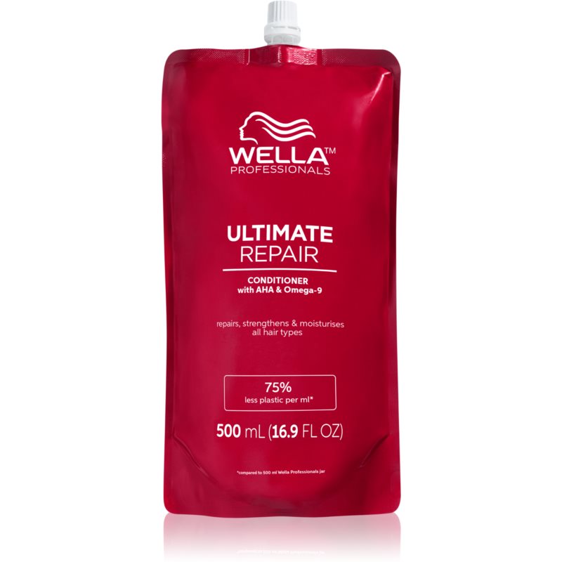 Wella Professionals Ultimate Repair Conditioner Moisturising Conditioner For Damaged And Colour-treated Hair Náhradní Náplň 500 Ml