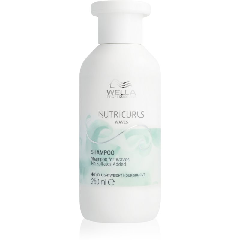 Wella Professionals Nutricurls Waves leichtes feuchtigkeitsspendendes Shampoo für welliges Haar 250 ml