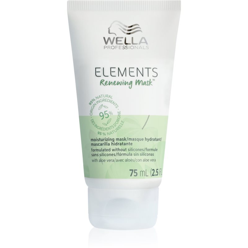 Wella Professionals Elements Renewing restoring mask for shiny and soft hair 75 ml
