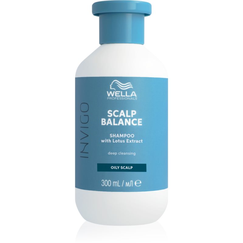 Wella Professionals Invigo Scalp Balance hĺbkovo čistiaci šampón pre mastnú pokožku hlavy 300 ml