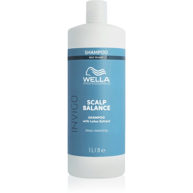 Wella Professionals Invigo Scalp Balance tiefreinigendes Shampoo für fettige Haare und Kopfhaut 1000 ml