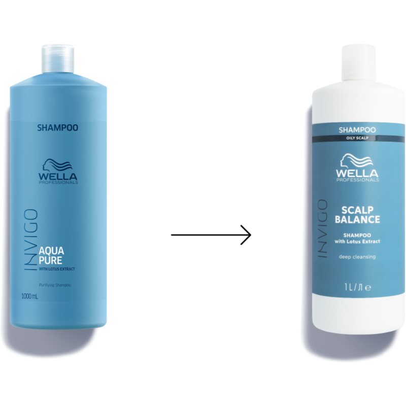 Wella Professionals Invigo Scalp Balance tiefreinigendes Shampoo für fettige Haare und Kopfhaut 1000 ml