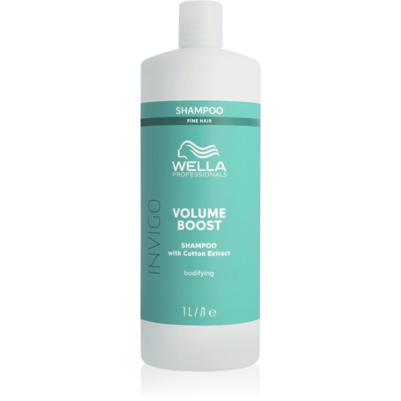 Wella Professionals Invigo Volume Boost volumising shampoo for fine hair 1000 ml
