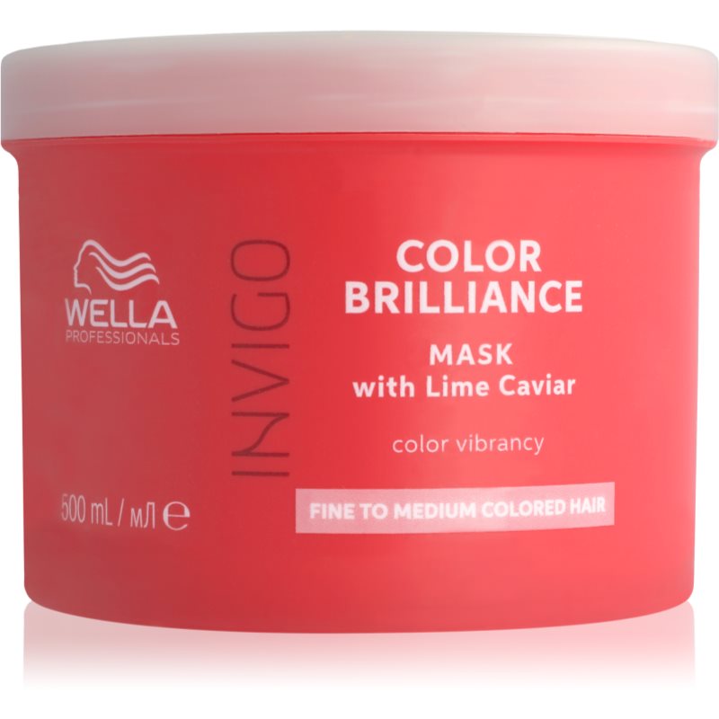 Wella Professionals Invigo Color Brilliance Återfuktande mask för fint hår 500 ml female