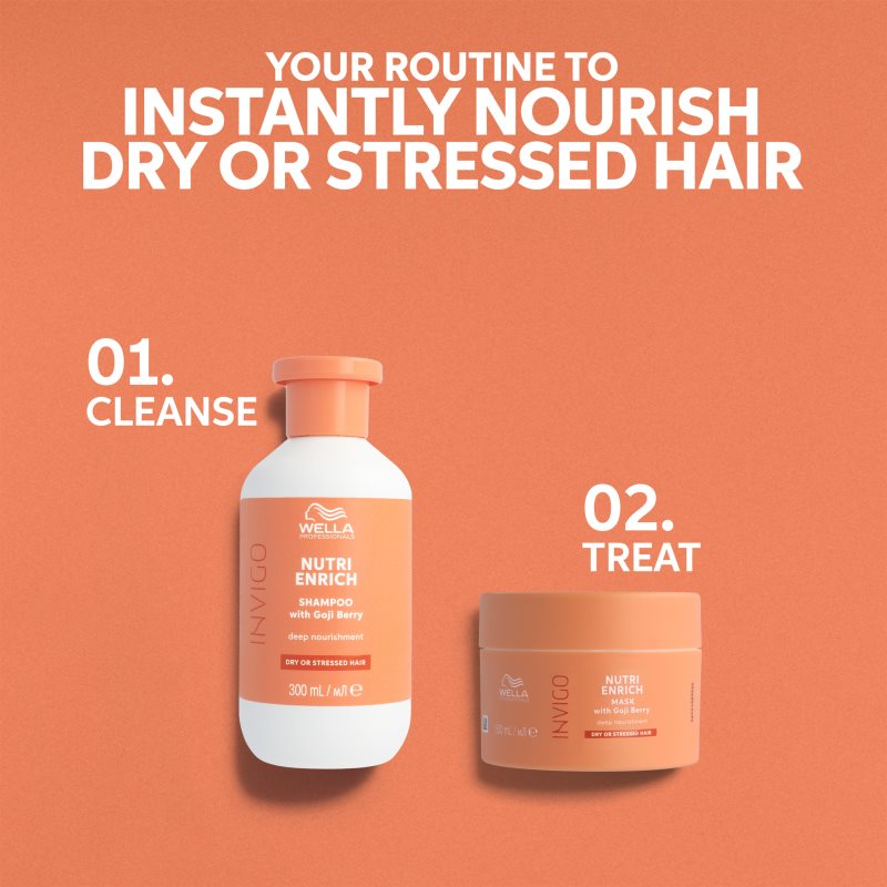 Wella Professionals Invigo Nutri-Enrich šampon pro suché a poškozené vlasy 1000 ml (obrázek 6)
